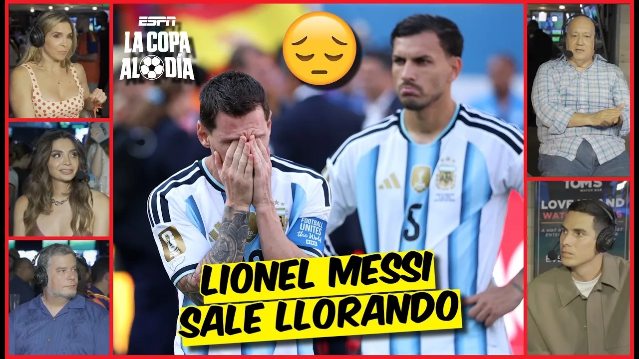 LIONEL MESSI dit au revoir à la COUPE DU MONDE avec des LARMES après sa chute face à l’ESPAGNE. Merci Léo | La Coupe par Jour