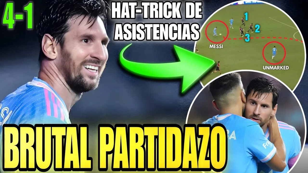 🚨HAT-TRICK des ASSISTANCES de MESSI à MIAMI GOLEADA 🤩 LEO NE MARQUE PAS et serre le soulier d’or ✅️