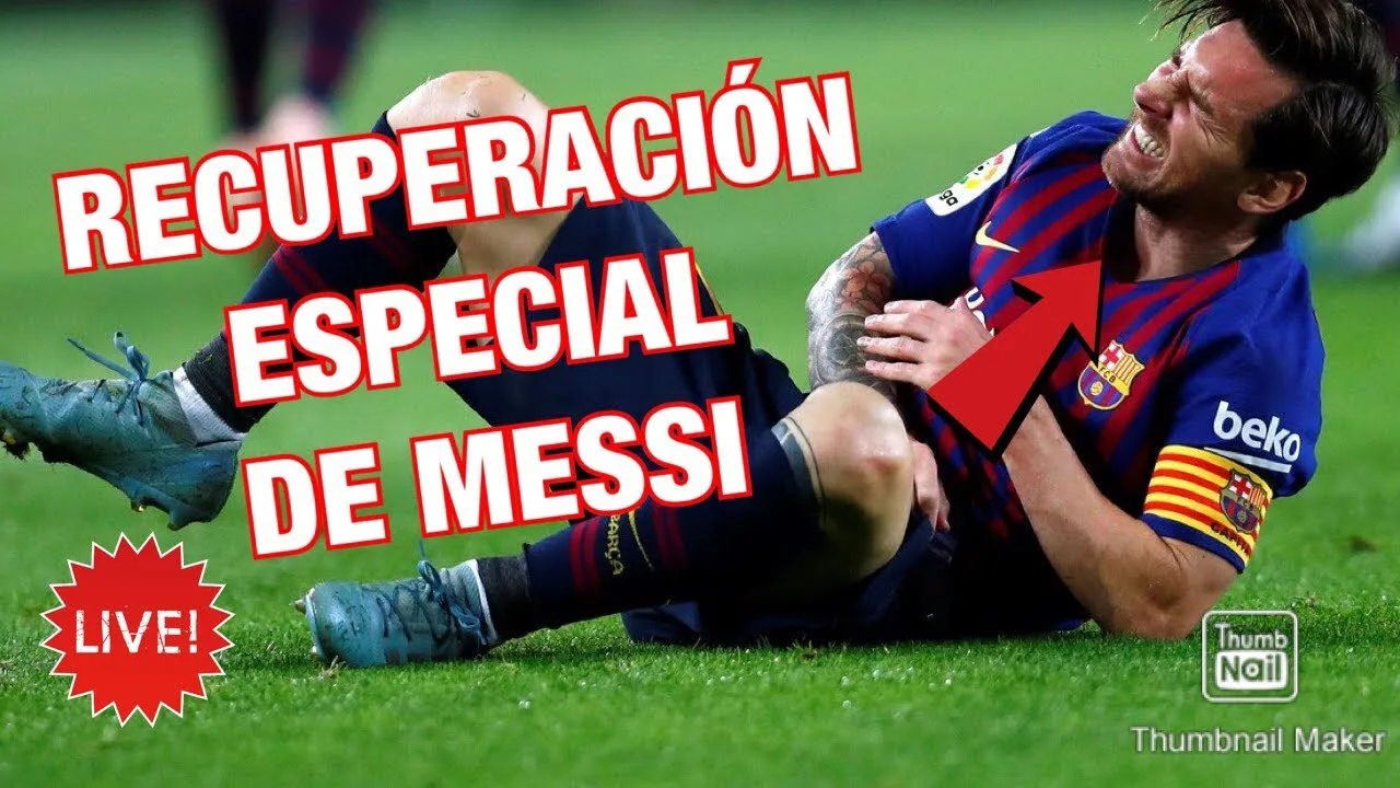 IMÁGENES INÉDITAS DE LEO MESSI EN SU RECUPERACIÓN (para