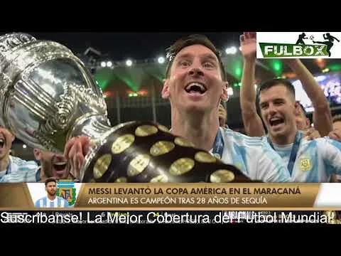 Argentina CAMPEÓN Copa América 2021 al VENCER 1-0 Brasil Leo