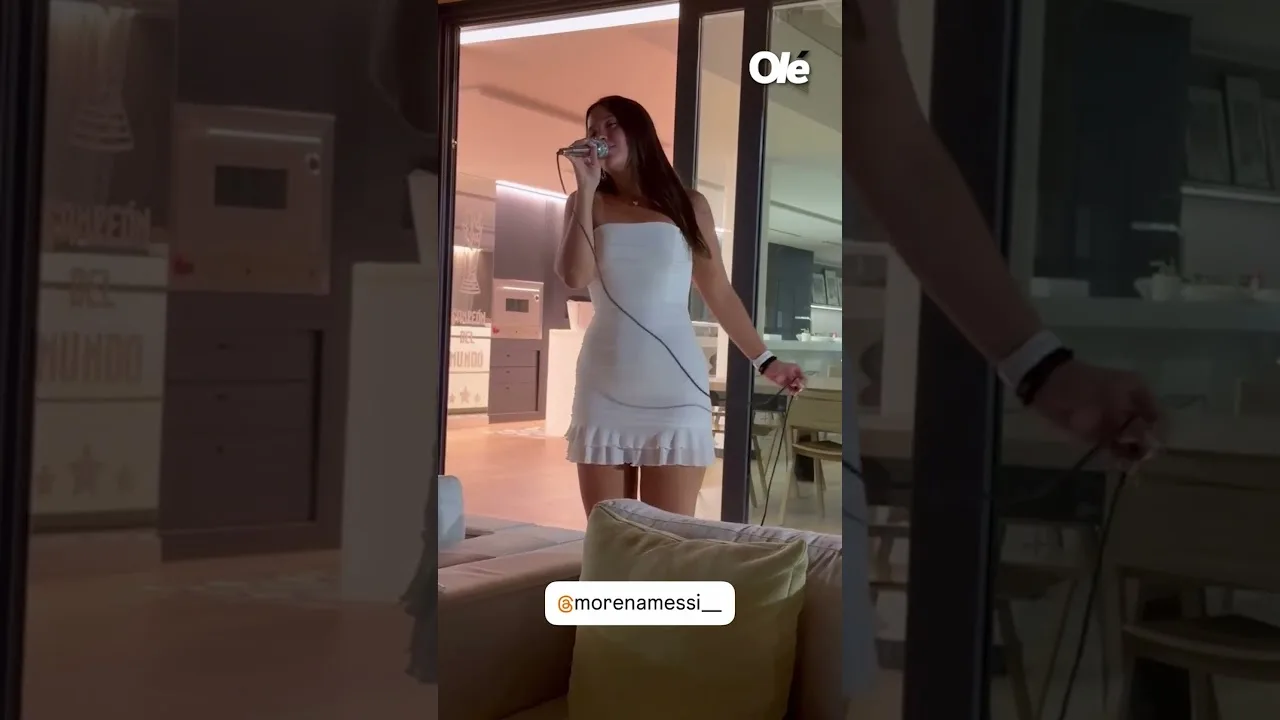 L’histoire mise en ligne par Lionel Messi, d’un membre de la famille chantant à la fête du Nouvel An