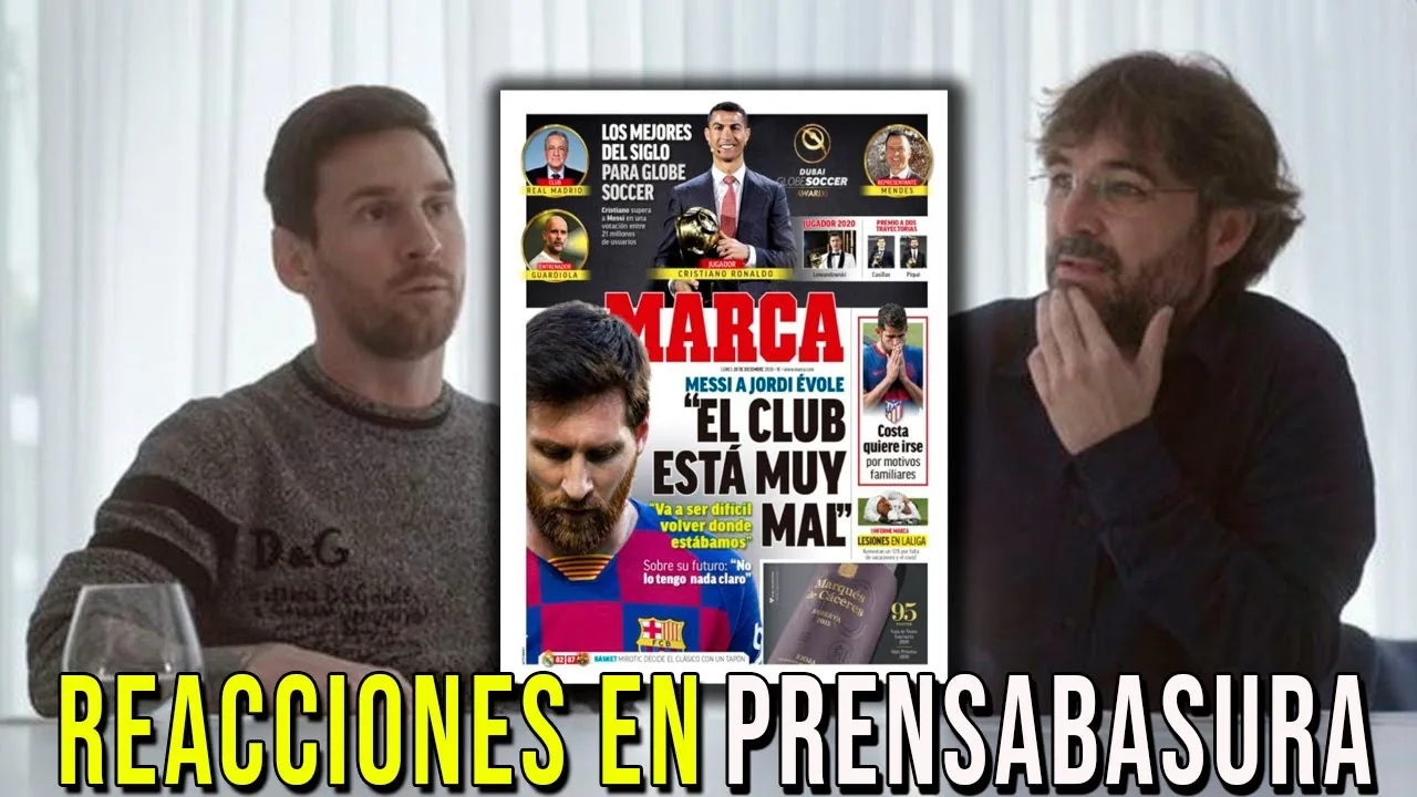 LA ENTREVITA A LEO MESSI PROTAGONISTA EN #PRENSABASURA