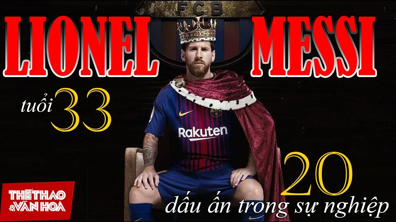 [SAU ÁNH HÀO QUANG] Lionel Messi – Tuổi 33 và 20 dấu mốc
