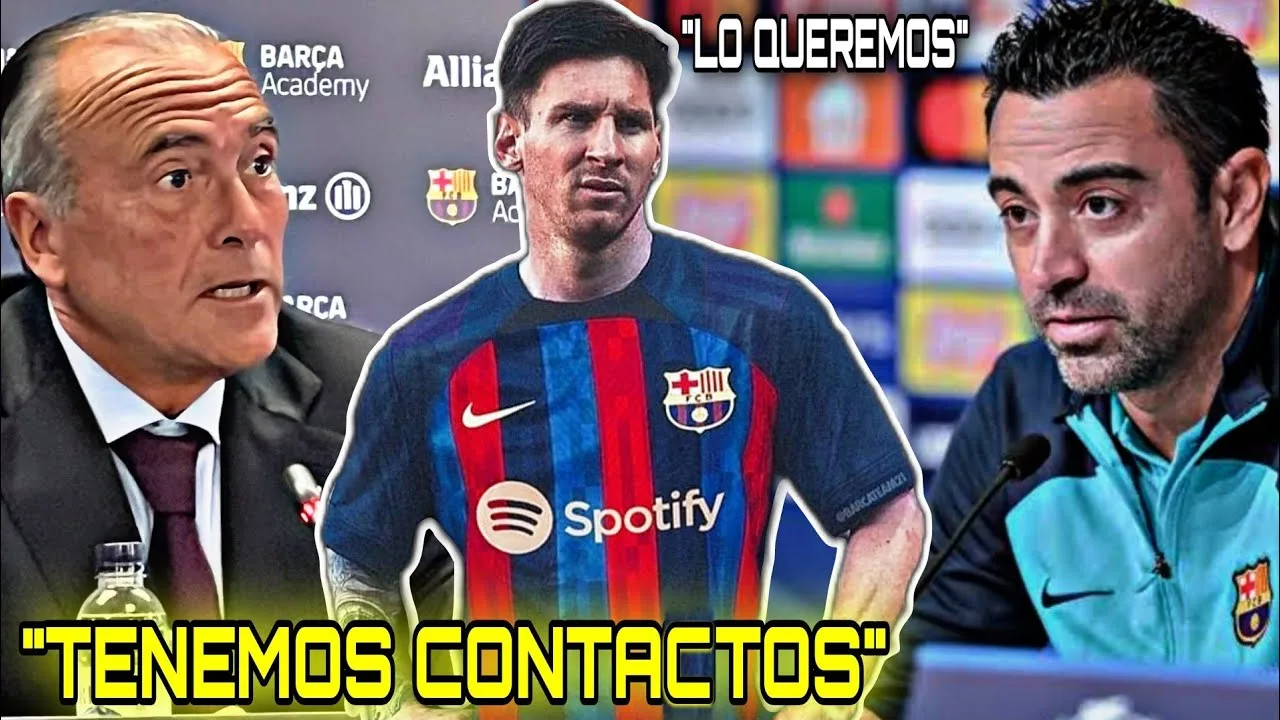XAVI Y VICEPRESIDENTE DEL BARCELONA CONFIRMAN QUE FICHARAN