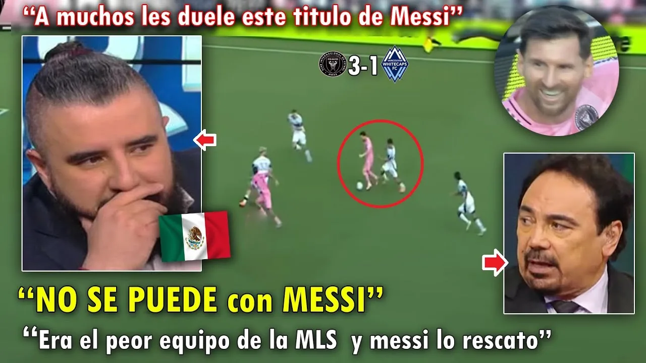 « NOUS FERMONS LA BOUCHE » LES JOURNALISTES MEXICAINS SE RENDENT à MESSI après avoir été CHAMPION avec l’INTER MIAMI AUJOURD’HUI