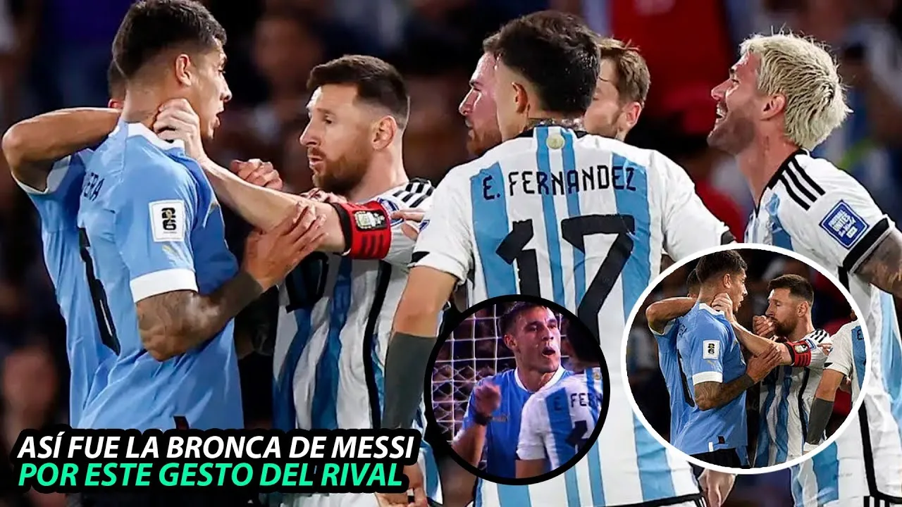 Así FUE la TREMENDA BRONCA de LEO MESSI con UGARTE por ESTE