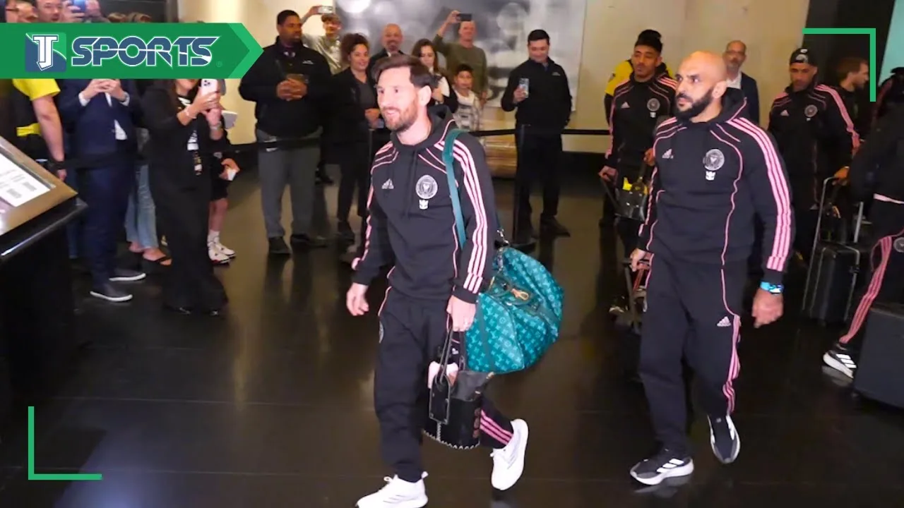Ainsi, ils reçoivent Lionel Messi! L’arrivée de l’Inter de Miami à Las Vegas pour le amical contre l’Amérique