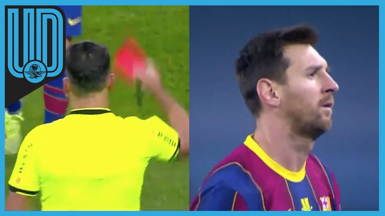 Lionel Messi y la agresión que le costó su primera expulsión