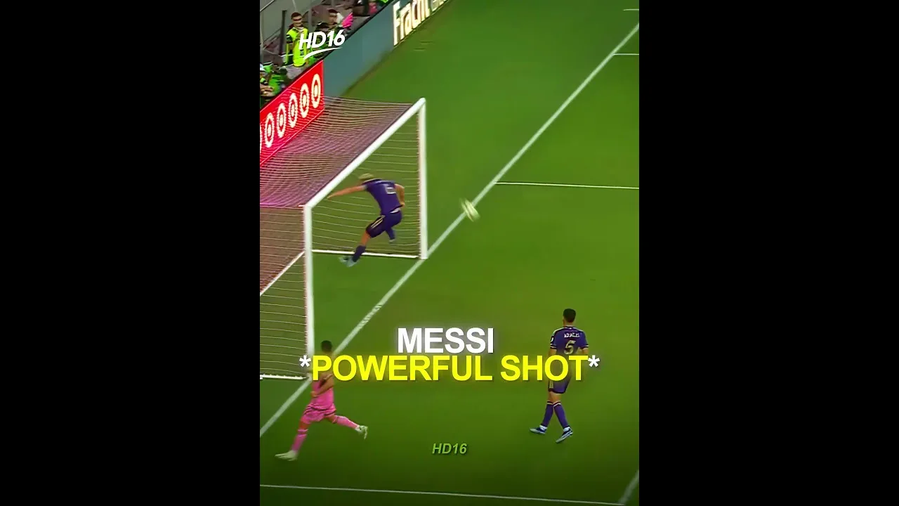 Tir Ronaldo contre Messi ⚽️🔥⚡️