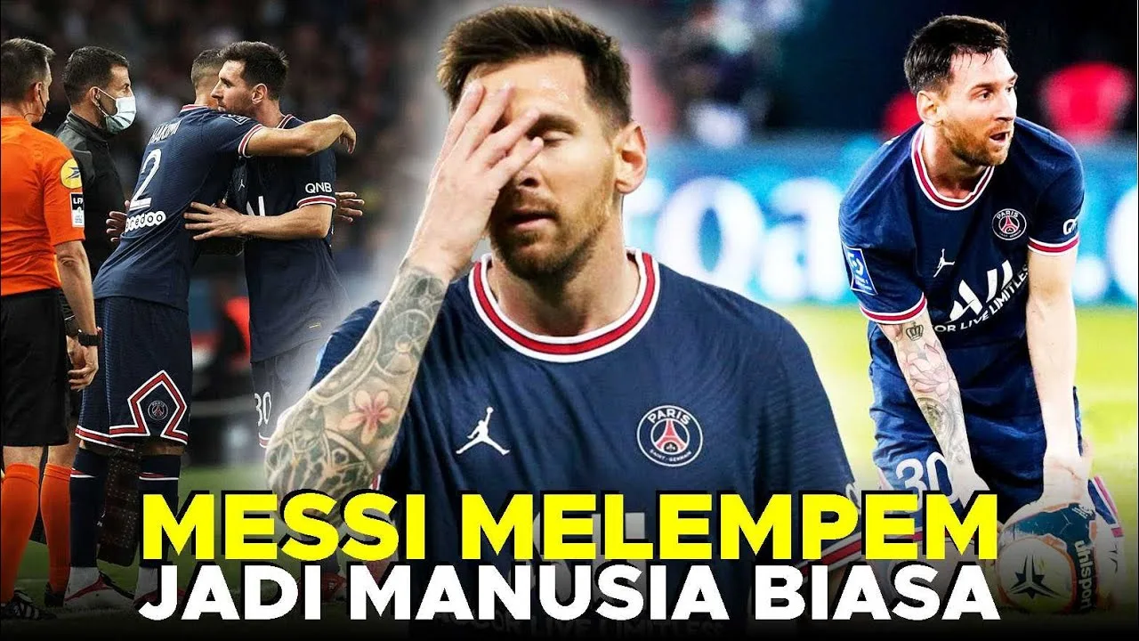 MELEMPEM DI PSG LIONEL MESSI KINI JADI MANUSIA BIASA