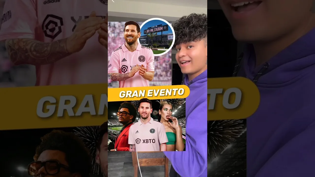 PRESENTACIÓN DE LEO MESSI EN MIAMI #shorts #shortvideo