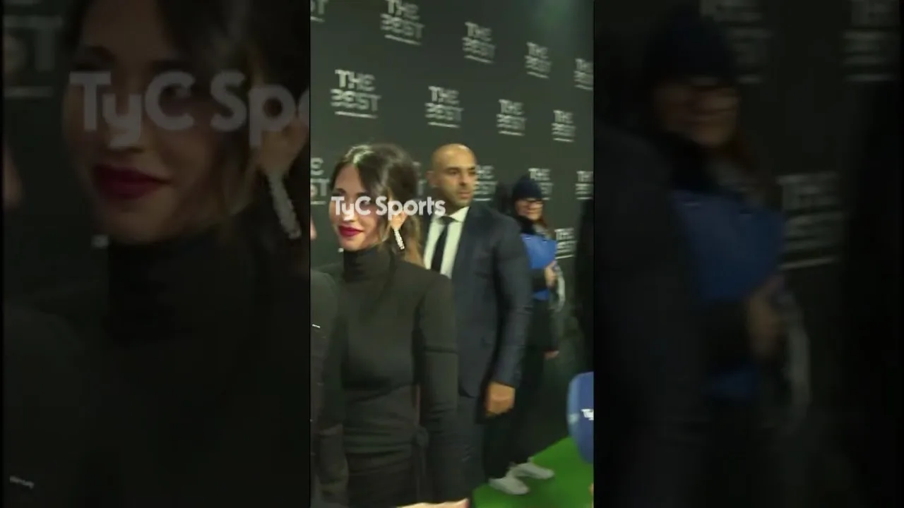 LIONEL MESSI PARA A SALUDAR A TyC SPORTS EN FIFA THE BEST