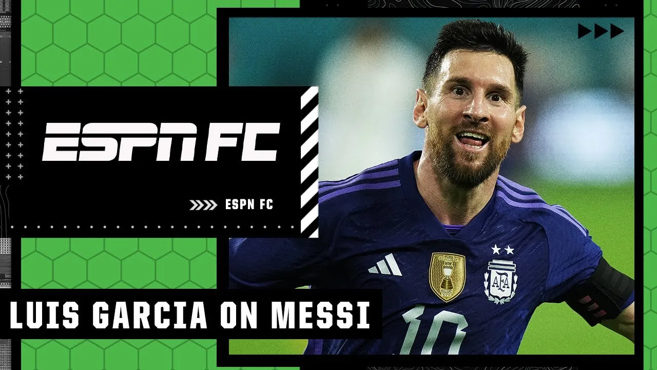Lionel Messi looks like YOUNG MESSI! – Luis Garcia reacts to