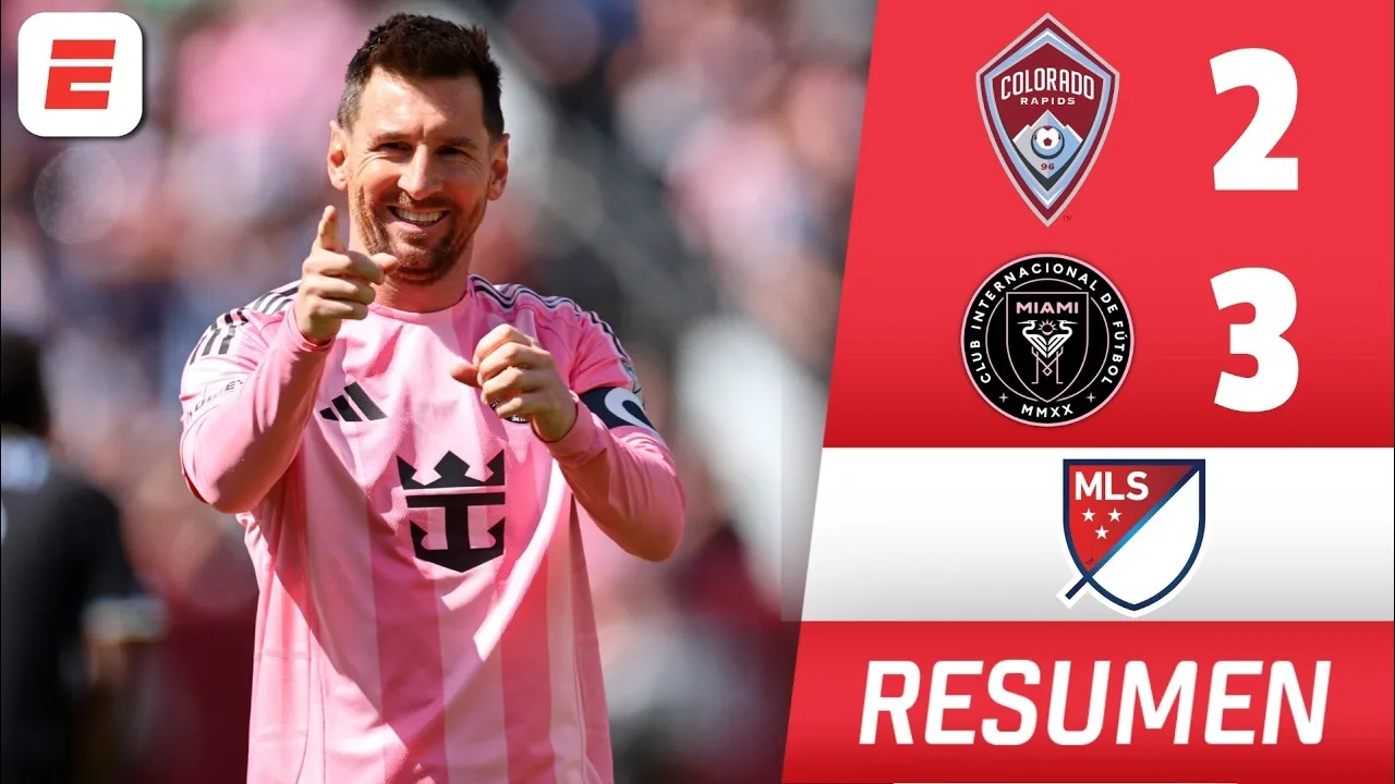 PURE MAGIE par MESSI. GRAND OBJECTIF et DOUBLE dans la victoire de l’INTER MIAMI contre COLORADO RAPIDS | MLS
