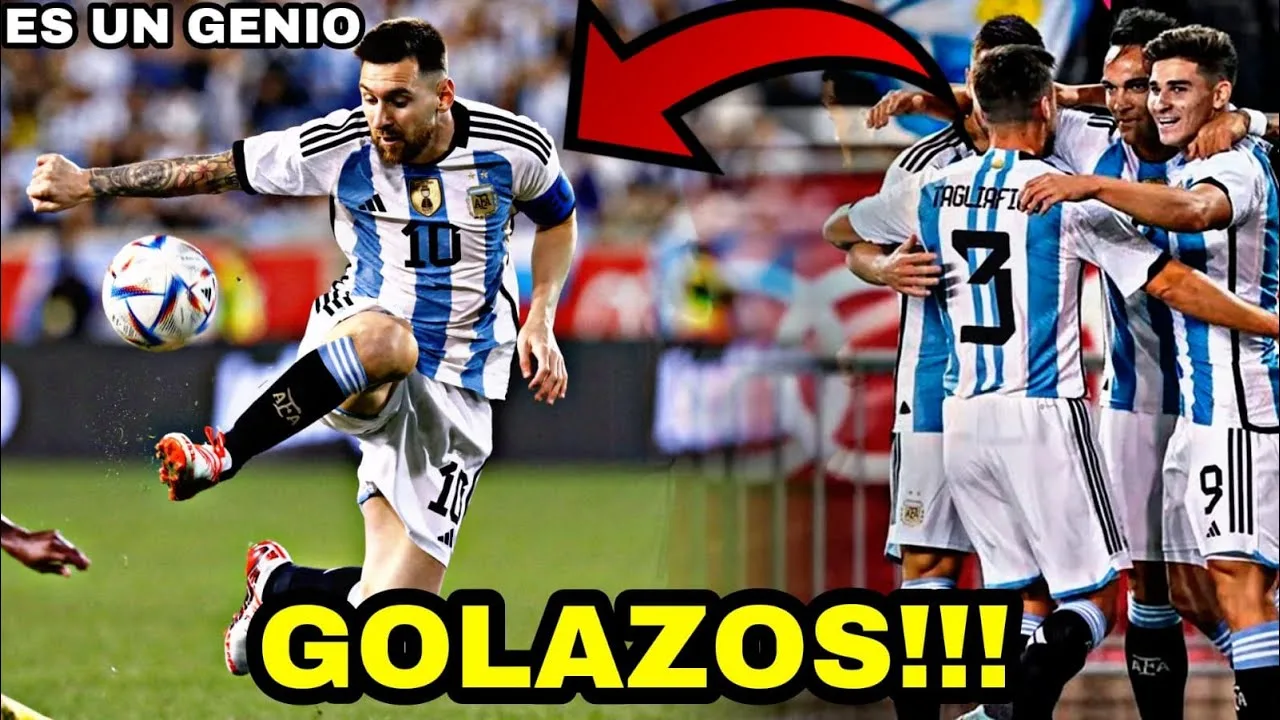 DOBLETE DE GOLAZOS DE LEO MESSI  PARTIDAZO jugando desde