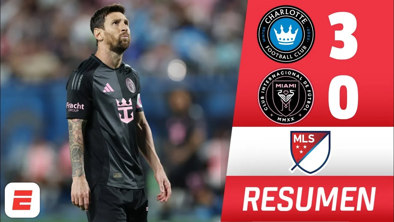 LIONEL MESSI A MANQUÉ LA PÉNALITÉ et l’INTER MIAMI a été BATTU par CHARLOTTE FC | MLS | Résumé