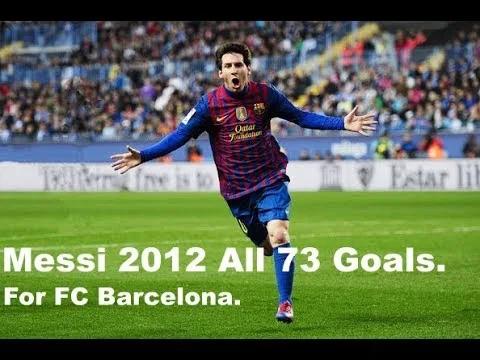 Lionel Messi 2011/2012  All 73 Goals For FC Barcelona.
