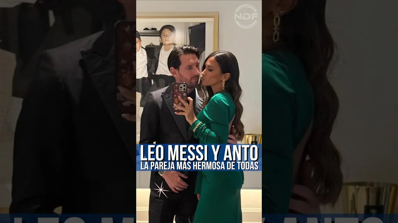 Leo Messi et Antonela Roccuzzo prêts pour la fête de David Beckham 😍