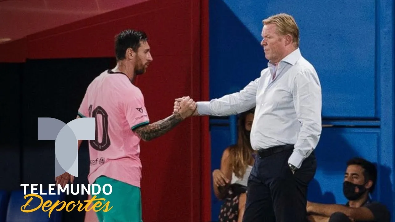 La decepcionante charla de Ronald Koeman con Lionel Messi |