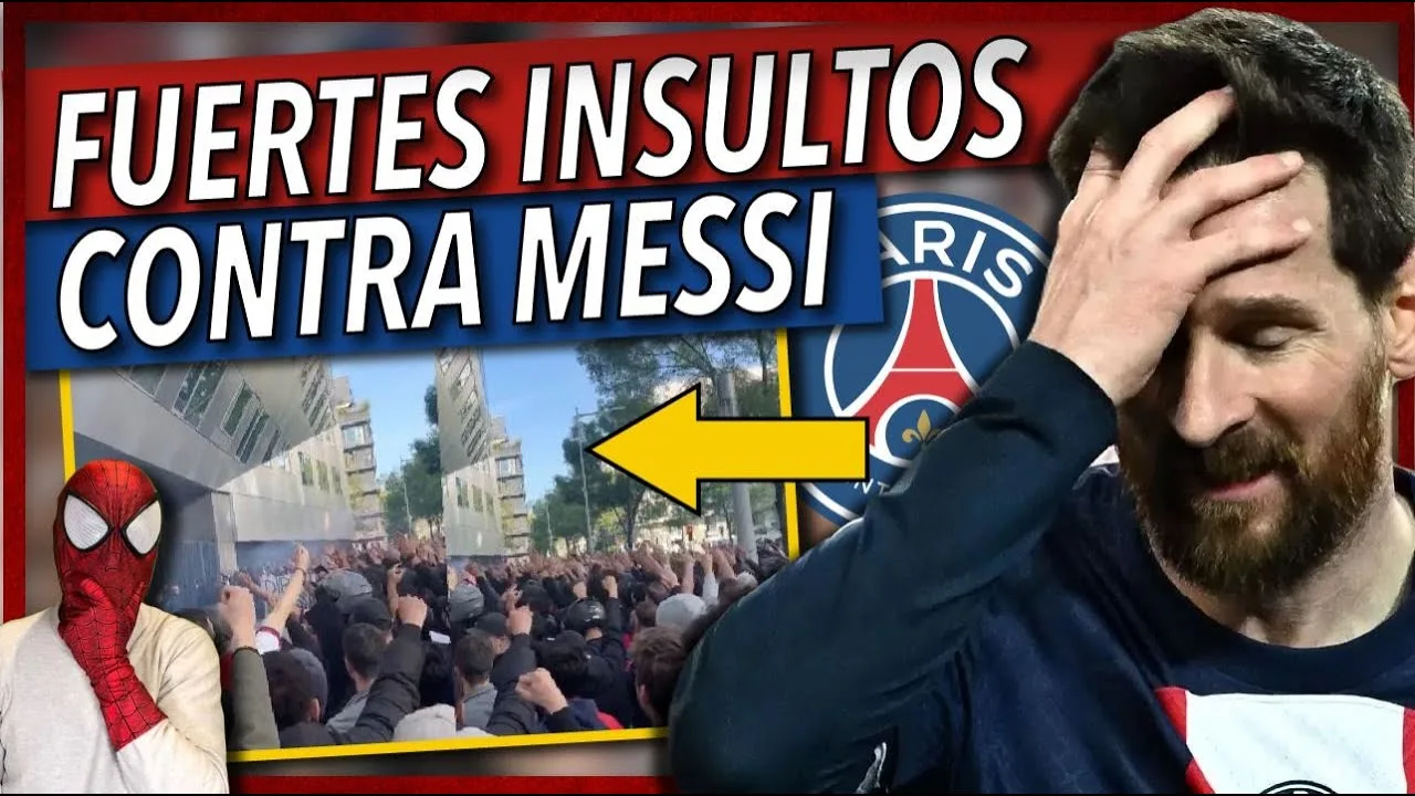 🤬¡AFICIONADOS del PSG INSULTAN GRAVEMENTE a LEO MESSI!