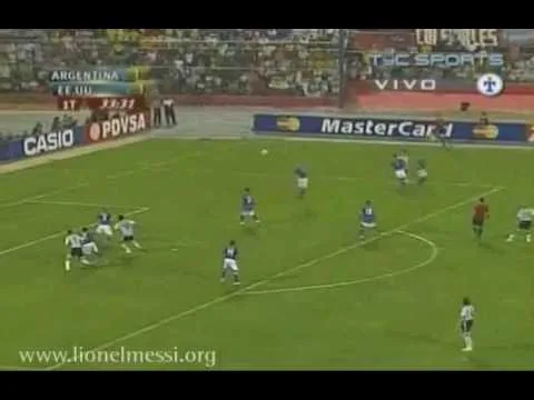 Lionel Messi vs USA