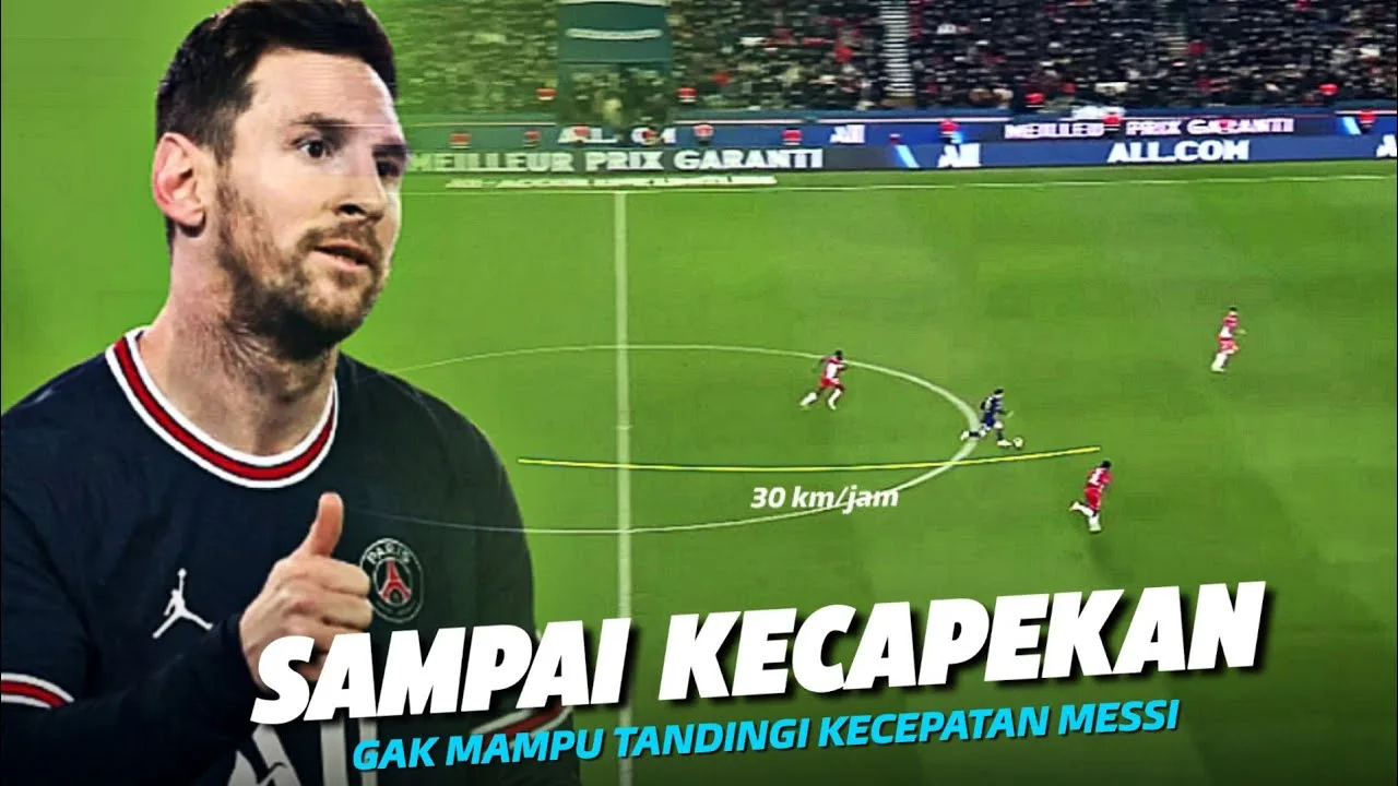 Ngebut Banget NjirrLihatlah Kecepatan Lionel Messi Tak