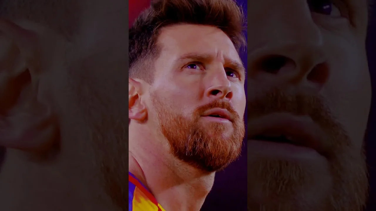 Leo Messi with his all 7 Ballon D'ors.