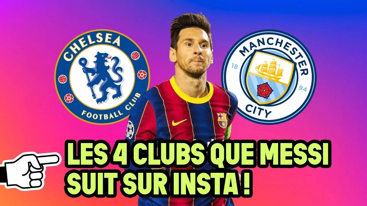 Quels sont les 4 clubs que Leo Messi follow sur Instagram ?