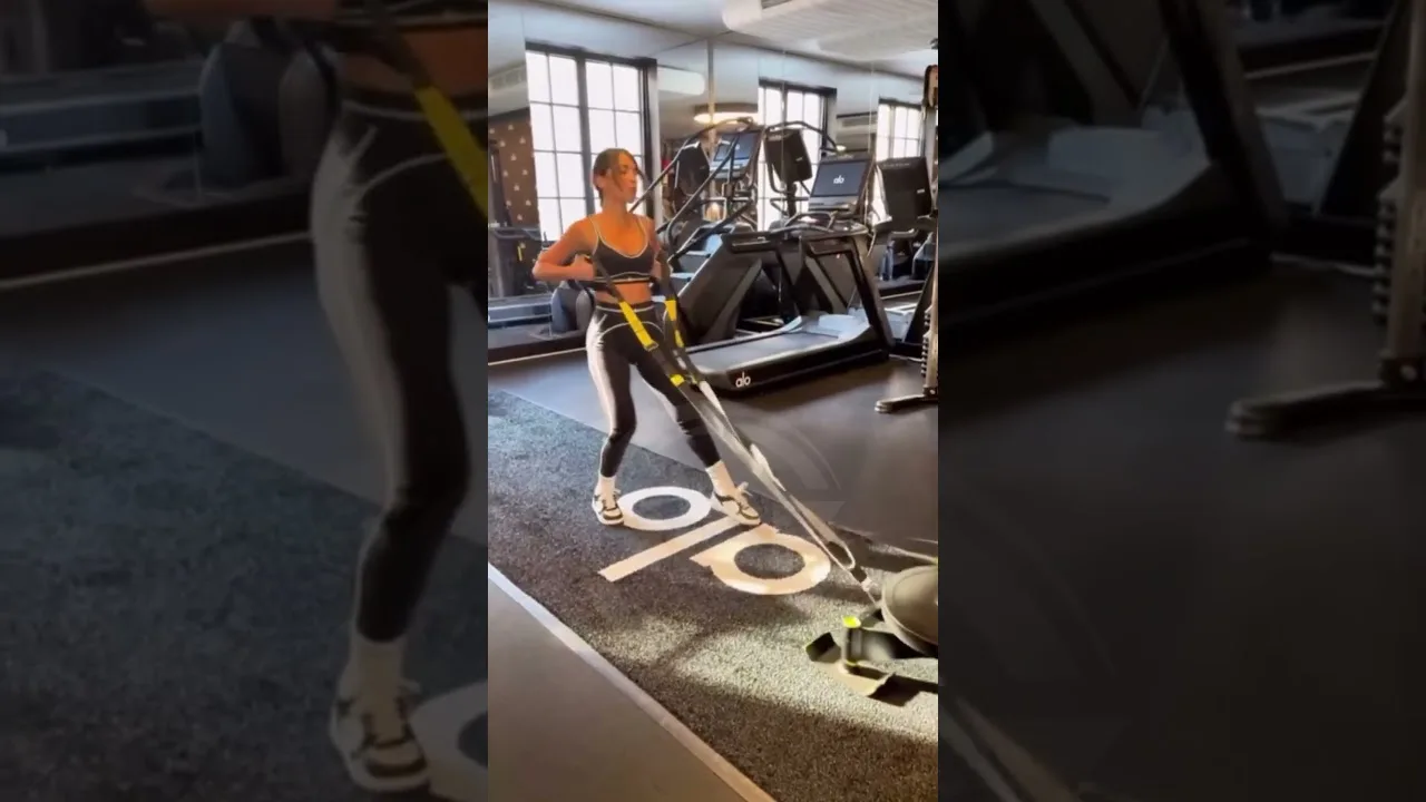 L’incroyable routine d’entraînement d’Antonela Roccuzzo 😱 #antonelaroccuzzo #leomessi #messi