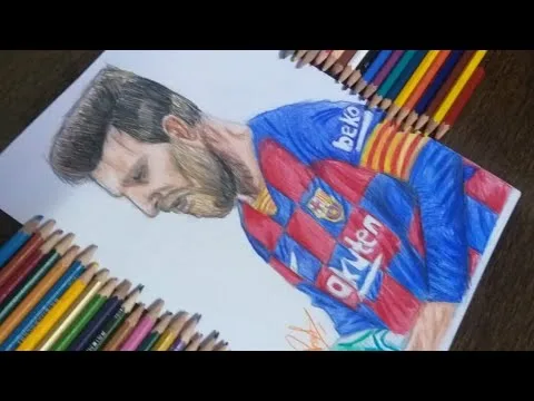 Drawing Lionel Messi