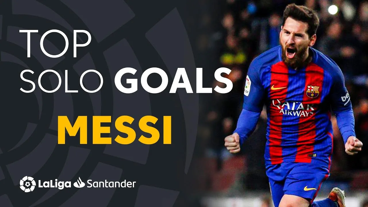 TOP 25 GOLES DE JUGADA INDIVIDUAL Lionel Messi LaLiga