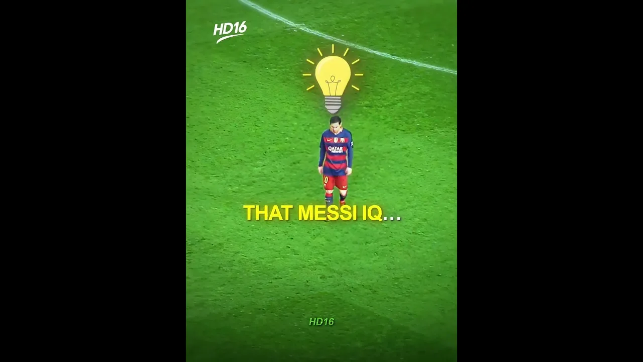 Le moment IQ1000 de Messi 🧠🤯