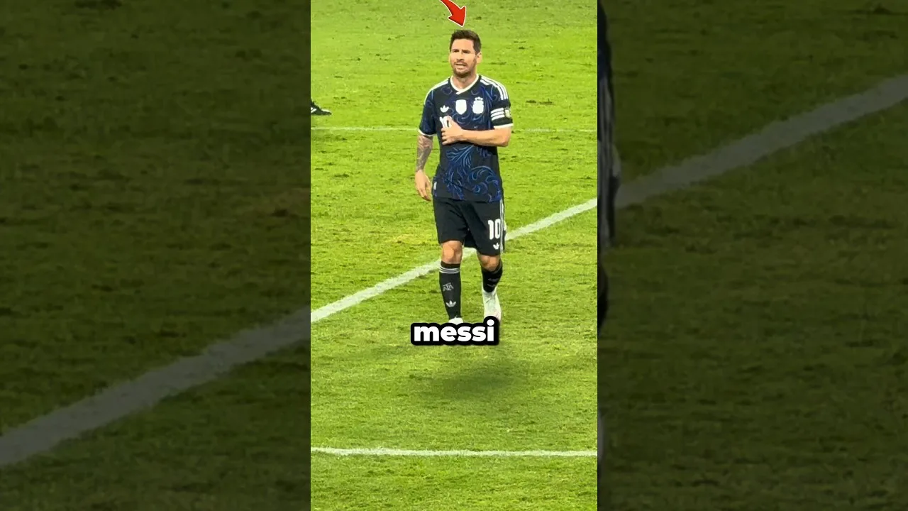 Lionel Messi vivió una noche cargada de emoción en su último partido en suelo argentino 🤔❔