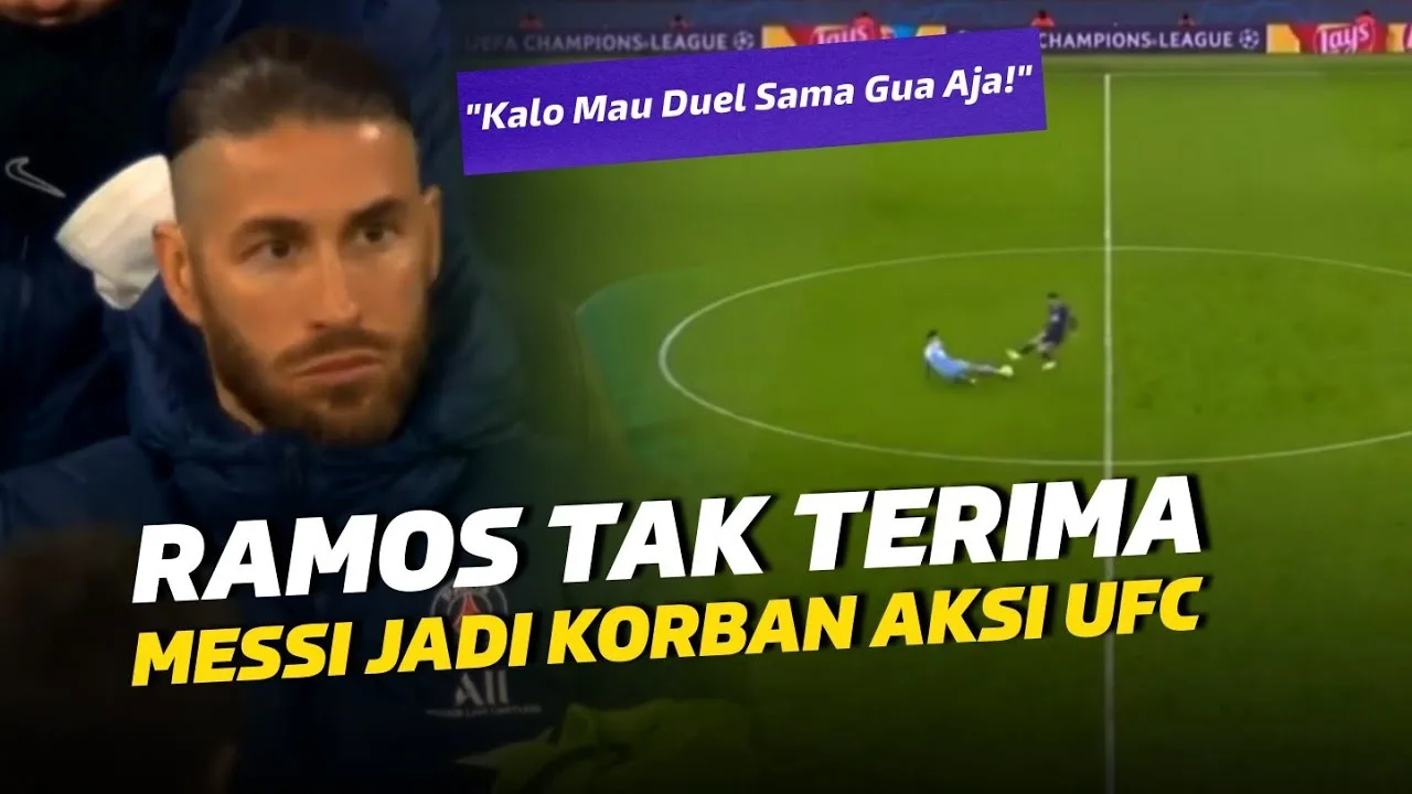 KEMARAHAN SANG PREMANLihat Reaksi Sergio Ramos Melihat Leo