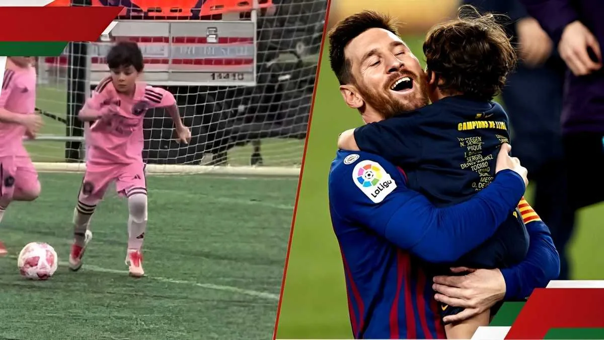 Le fils de Lionel Messi recrée le brillant objectif solo du père vs getafe