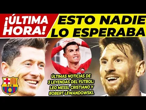 ¡𝙊𝙛𝙞𝙘𝙞𝙖𝙡! 𝙏𝙧𝙚𝙢𝙚𝙣𝙙𝙖 𝙉𝙤𝙩𝙞𝙘𝙞𝙖 De LEO MESSI Y CRISTIANO