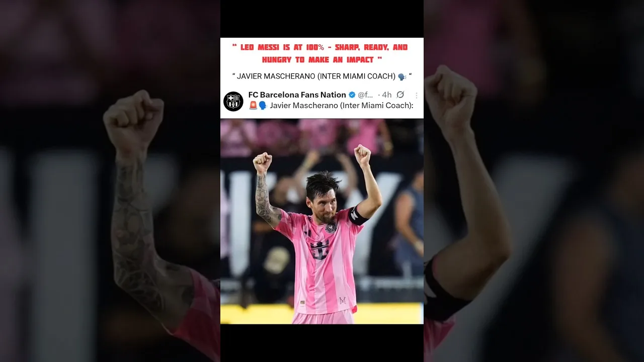 Leo Messi is Sharp ready #messi #footballshorts #footballedits #shortsfeed #viral #trendingnow