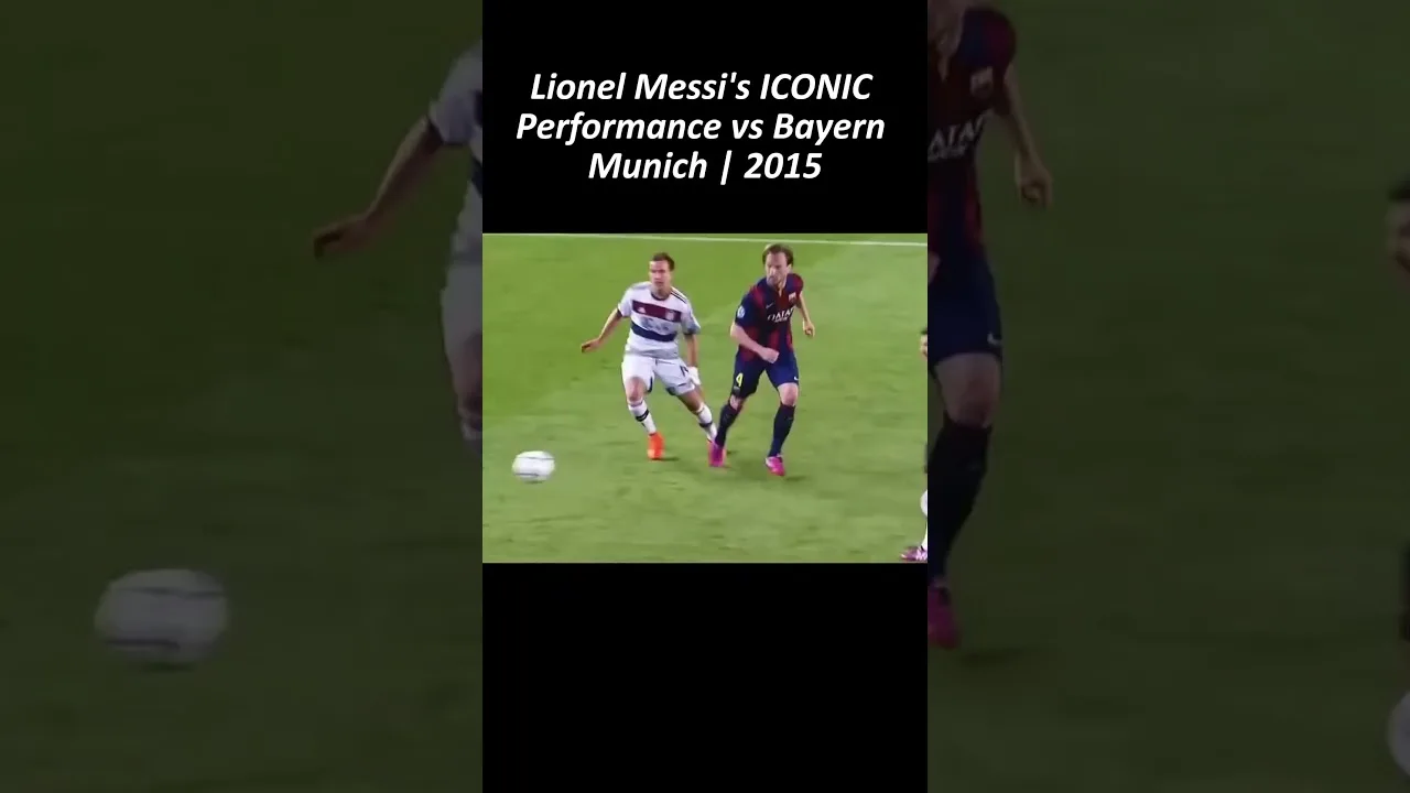 Performance emblématique de Lionel Messi vs Bayern Munich 2015