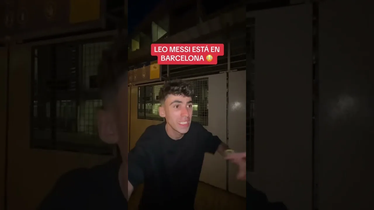 LEO MESSI ESTÁ EN EL CAMP NOU 😳
