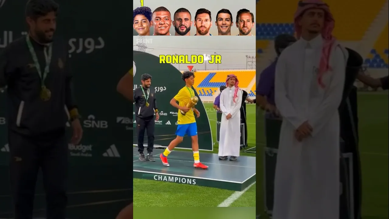 Ronaldo Jr. vs Mbappe vs Walker vs Messi vs Ronaldo vs Kane – Trophy Challenge