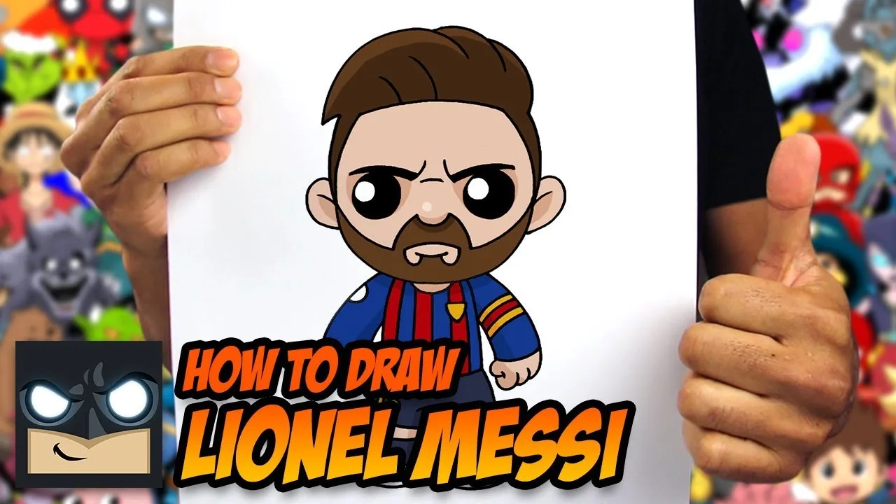 HOW TO DRAW LIONEL MESSI | STEP BY STEP TUTORIAL