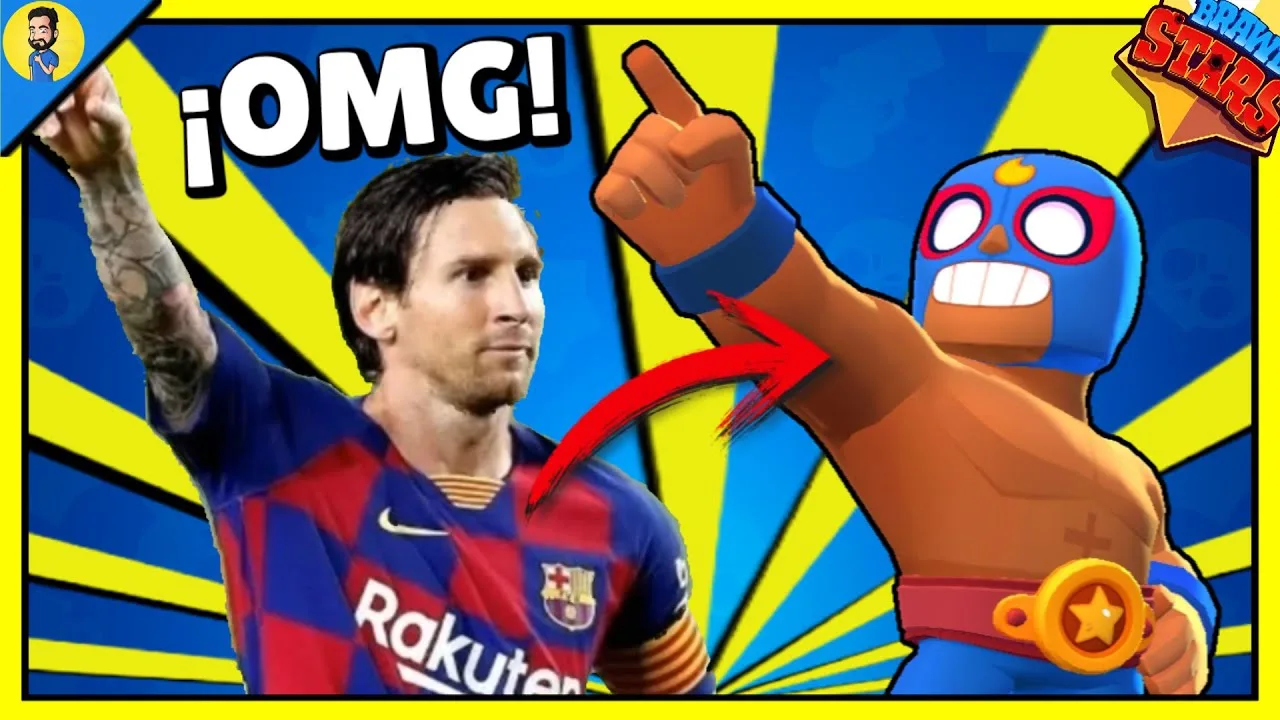 LEO MESSI IMITA LA POSE DE EL PRIMO de BRAWL STARS