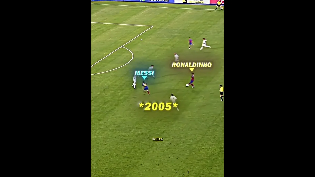 MESSI ET RONALDINHO SE RESSEMBLENT #messi
