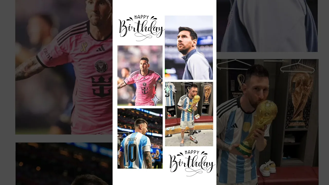 -Happy Birthday Leo Messi « 🖤👑