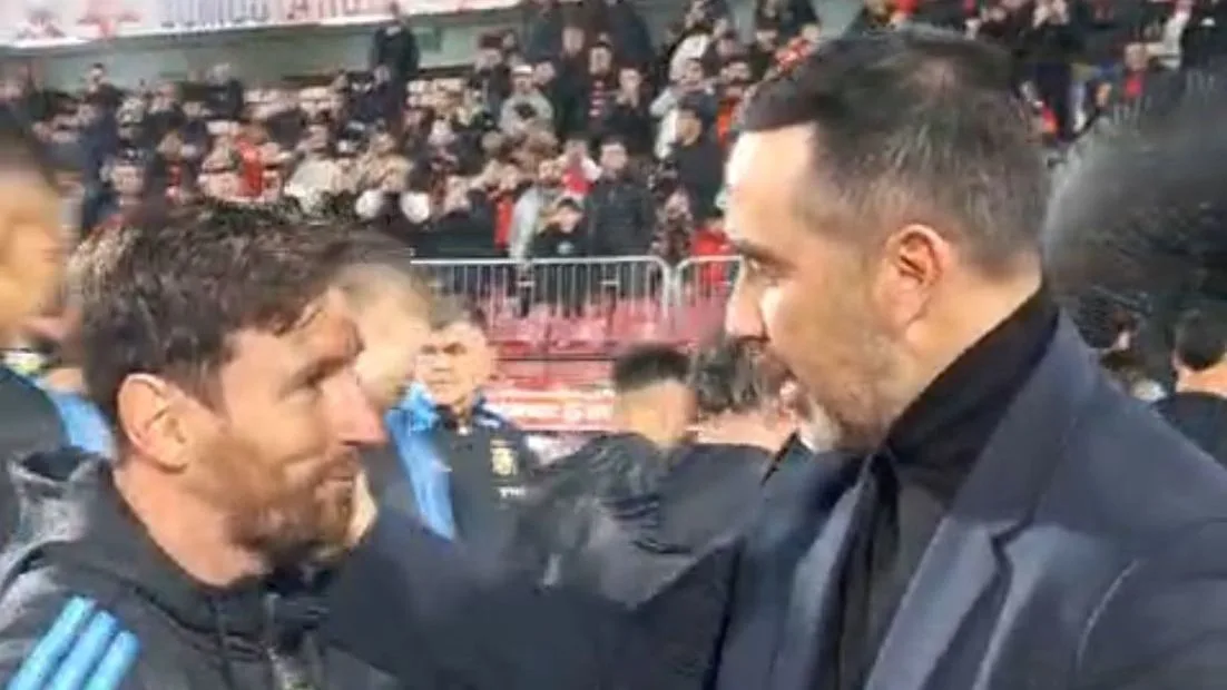 Claudio Bravo a de nouveau rencontré Lionel Messi au stade national