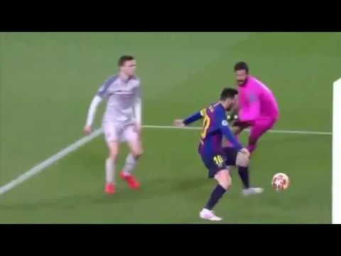 Lionel Messi  Goals VS Liverpool (2-0)