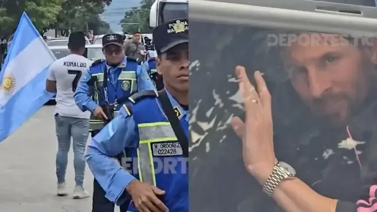 Lionel Messi déchaîne la folie à son arrivée au Honduras pour un match amical | TUDN SOCCER