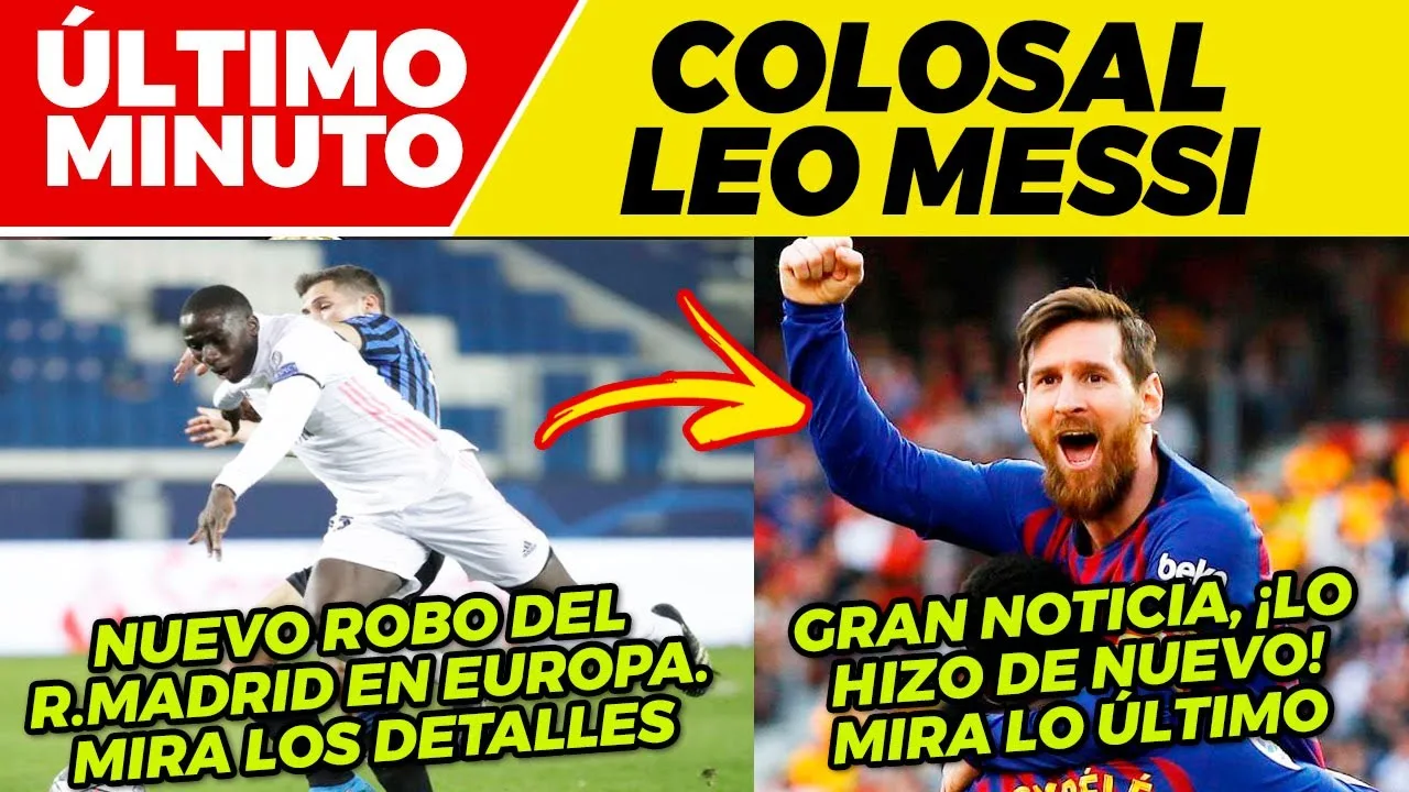 BRUTAL NOTICIA de LEO MESSI NUEVO ESCÁNDALO del VAR con el