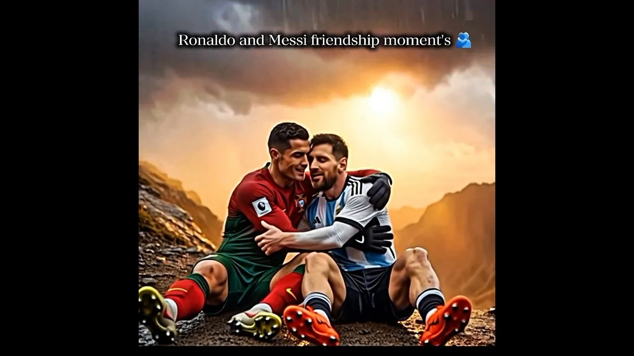 « Ronaldo aide Messi à se relever | Histoire de football émotionnelle »#Ronaldo#Messi#CR7#LeoMessi#FootballStory