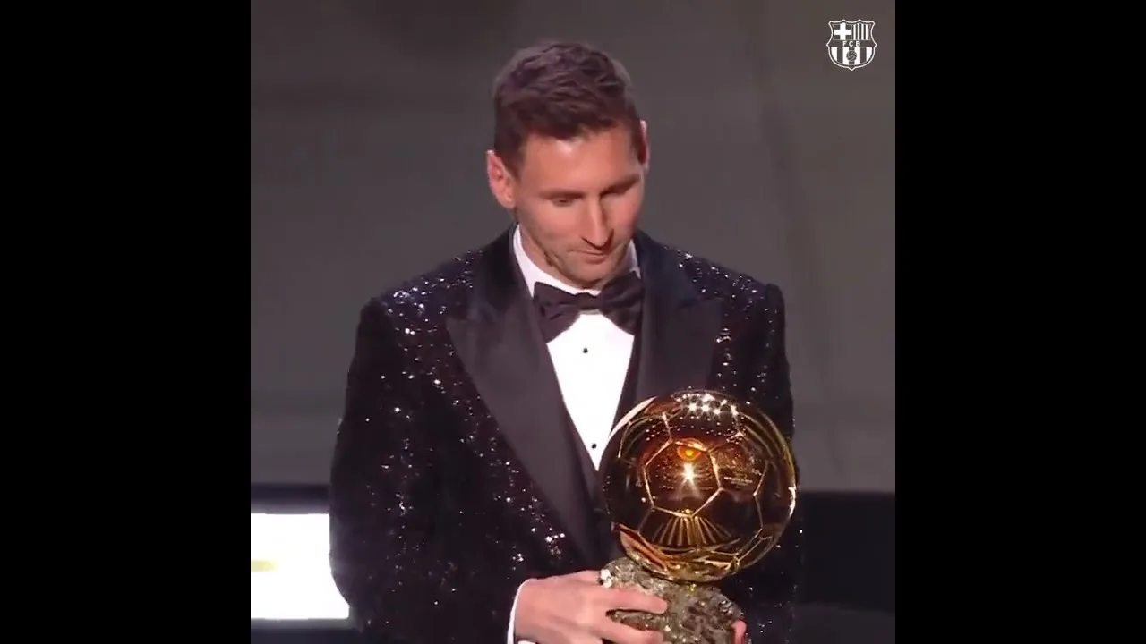 Lionel Messi Win Ballon D'or 2021 #shorts